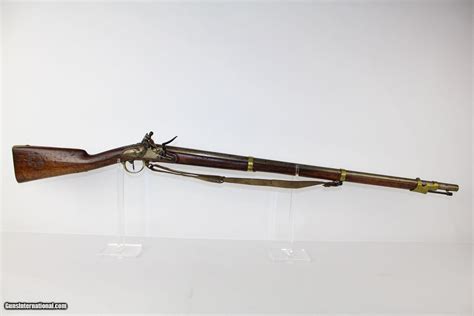 French Antique M1822 Flintlock Musket By Mutzig