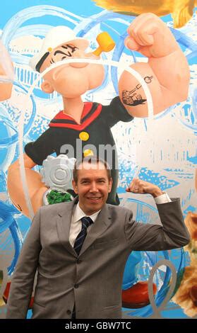 Popeye By American Artist Jeff Koons Is Displayed At Liebieghaus In