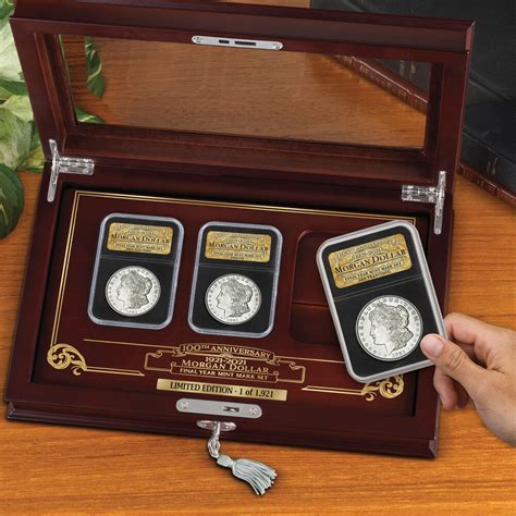 100th Anniversary Morgan Silver Dollar Final Year Mint Mark Set