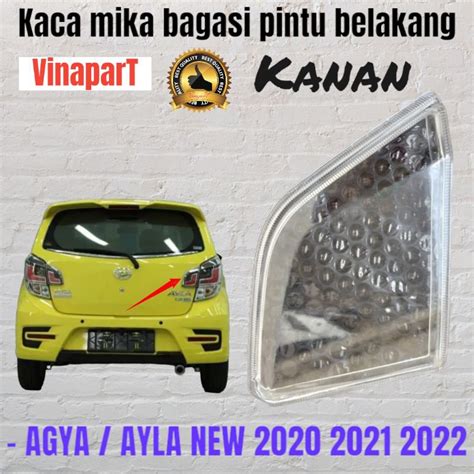 Jual Kaca Mika Lampu Bagasi Pintu Belakang Agya Ayla New 2020 2021 2022