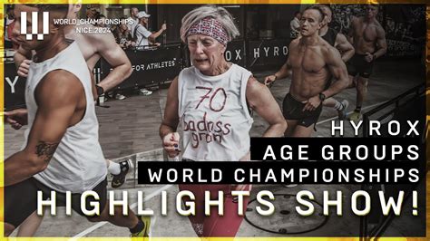 AGE GROUPS DAY HYROX WORLD CHAMPIONSHIPS NICE 2024 YouTube