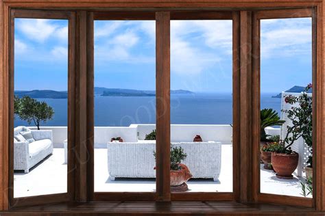 Window View Wall Mural - Mural Wall