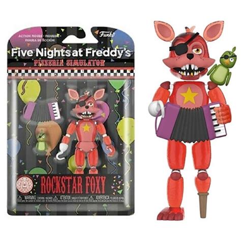 Boneco Articulado Rockstar Foxy Figure 125cm Five Nights At Freddys Fnaf Funko Shopee