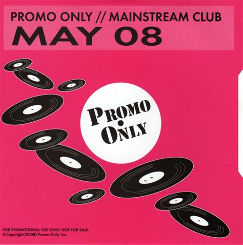 Promo Only Mainstream Club May 08 2 X CD Compilation Promo 2008