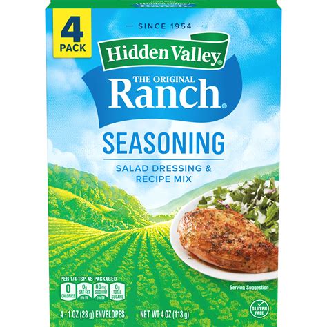 Hidden Valley Ranch Mix Nutrition Facts Besto Blog