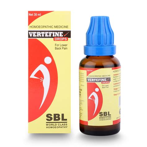 Vertefine Drops - SBL HOMEOPATHY