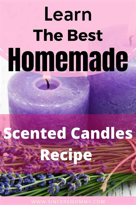 Best Scented Homemade Candles Recipe Using Essential Oils Artofit