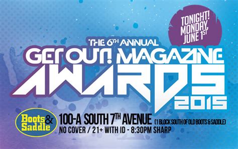 Get Out! Awards 2015 – Get Out! Magazine – NYC’s Gay Magazine