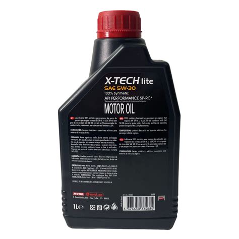 Kit troca Óleo Motor MOTUL X TECH 5W30 para Toyota Etios Fast Oleo