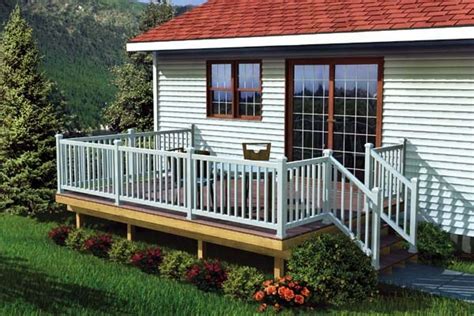 The Maintenance Free Easy Raised Deck Plan 90052