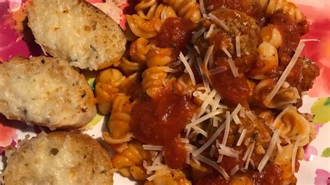 Ninja Speedi Rotini Pasta With Meatballs And Garlic Bread Easy Recipe Youtube