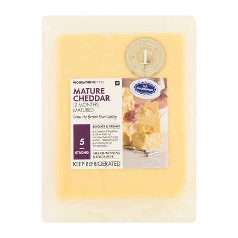 Mature Cheddar Cheese Avg 300 G Za