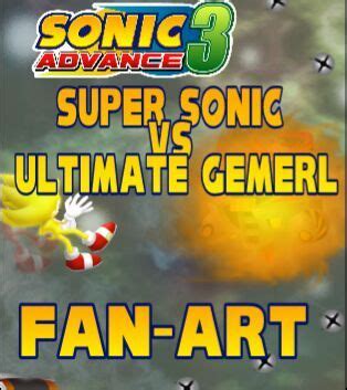 🔷Fan-art🔶Súper sonic vs ultimate gemerl | Sonic the Hedgehog Español Amino