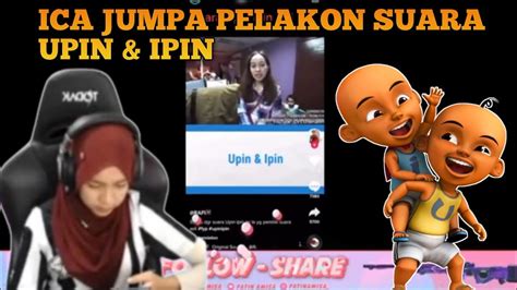 Ica Jumpa Pelakon Suara Animasi Upin And Ipin Kat Tiktok Youtube