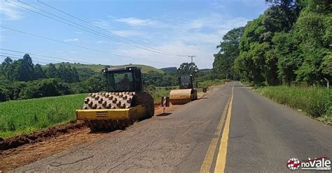 No Vale Notícias Estrada Boa obras na SC 150 mantém ritmo e marcam