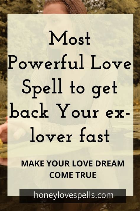 Most Powerful Love Spell To Get Back Your Ex Lover Fast Powerful Love