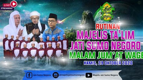 Rutinan Majelis Ta Lim Jati Sumo Negoro Malam Jum At Wage Kamis