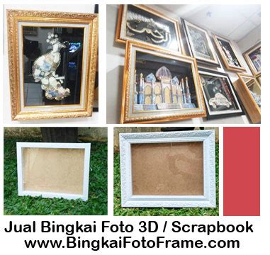 Jual Bingkai Foto Minimalis Di Jakarta Souvenir Pigura 3D Scrapbook