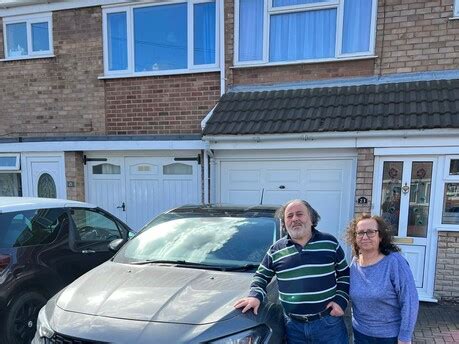 Happy customers receiving their new car in Cannock, Reviews | First4car