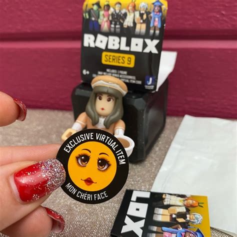 Roblox Toys Roblox Celebrity Series 9 Mon Cheri Face Virtual Code