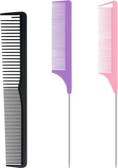 Amazon Yumflan Rat Tail Combs Parting Combs For Braiding Hair