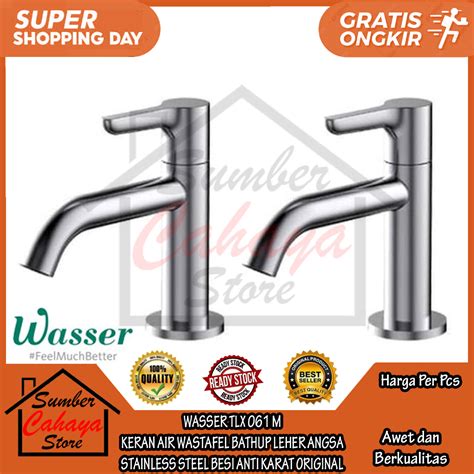 Jual Wasser Keran Air Tlx M Kran Aer Tembok Shower Mixer Wastafel