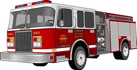 Free Fire Truck Png Images With Transparent Backgrounds