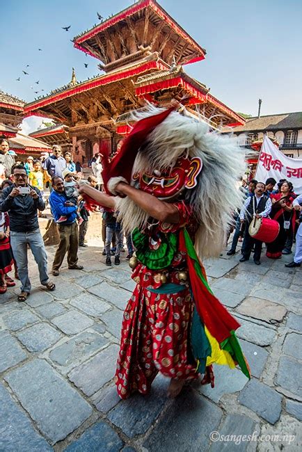 Lakhey Dance On The Ocassion Of Nepal Sambat 1135 All About