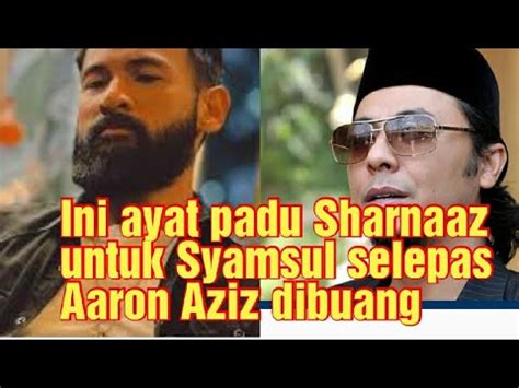 Terkini Akhirnya Sharnaaz Buka Mulut Isu Aaron Aziz Dibuang Ramai Tak