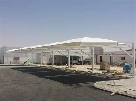 Dome Car Parking Tensile Structure Paint Coated At Rs 350 Sq Ft In