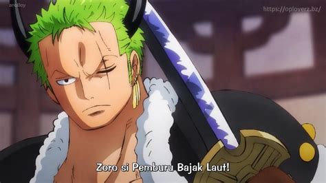 Nonton One Piece Episode Luffy Dan Zoro Vs Scratchmen Apoo