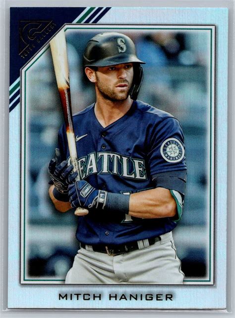 2022 Topps Gallery Rainbow Foil Baseball 85 Mitch Haniger Seattle