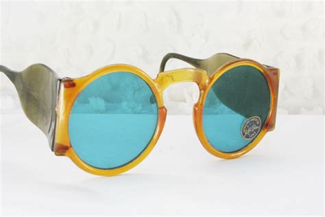 Vintage 40s Sunglasses 1930 S Round Sunglasses By Diaeyewear