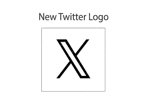 Premium Vector X Twitter Logo