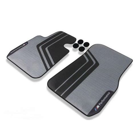 Bmw Floor Mat Set Front Black Rubber Genuine Bmw