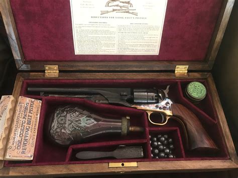 1860 Colt Army Presentation Case Etsy