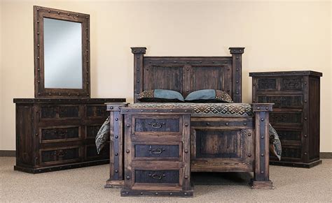 Rustic Bedroom Set, Rustic Bedroom Furniture Set, Wood Bedroom Set