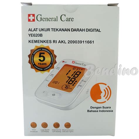 Jual General Care Tensimeter Digital Suara Bahasa Indonesia Tensi