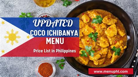 Coco Ichibanya Menu Philippines And Updated Prices 2024