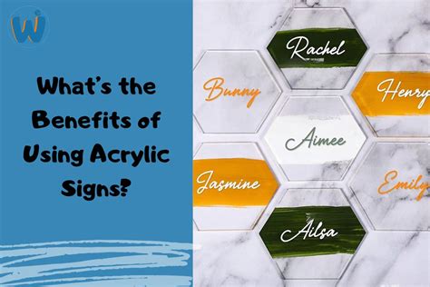 What’s the Benefits of Using Acrylic Signs? | Weacrylic