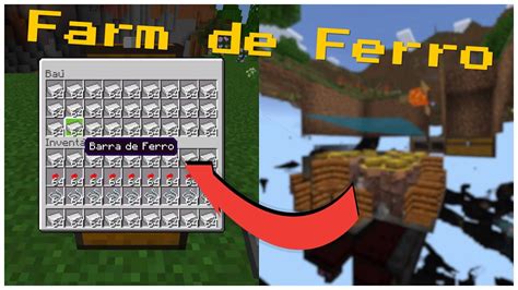 Farm De Ferro F Cil E Eficiente Minecraft Bedrock Youtube