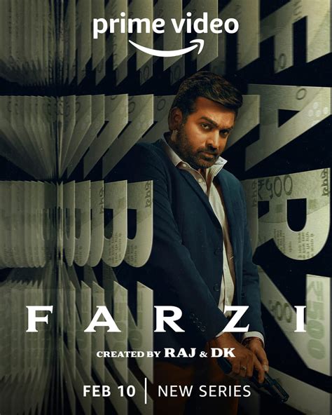 Poster Of Raj And Dks Farzi Ft Vijay Sethupathi And Shahid Kapoor R