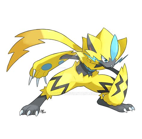 Zeraora By Alounea On Deviantart