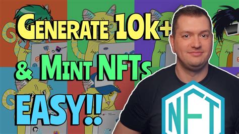 How To Create An ENTIRE NFT Collection 10 000 MINT In Under 1 Hour