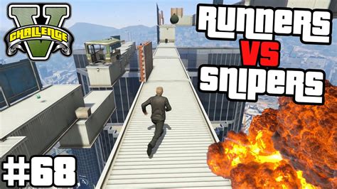 Runners Vs Snipers Deko Der SniperkÖnig Gta V Challenges Youtube