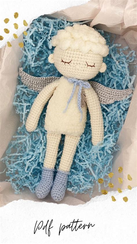 Angel Doll Amigurumi Pattern Guardian Angel Amigurumi Etsy Handmade Stuffed Toys Angel