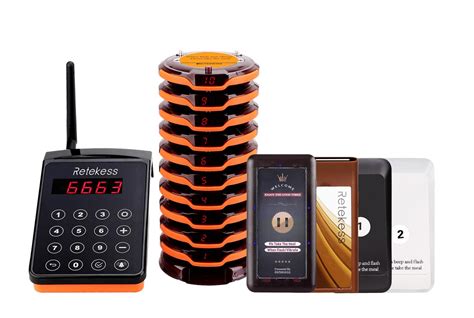 Retekess Wireless Calling Products Include Guest Pager System Push For