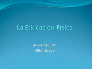 Calam O La Educacion Fisica Y Sus Deportes