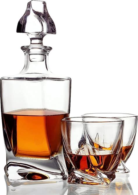 Belle Vous Ml Glas Whisky Karaffe Whisky Gl Ser Set Whiskey