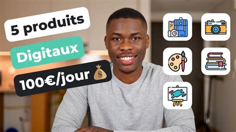 5 Produits Digitaux Qui Rapportent AU MOINS 100 Jour YouTube